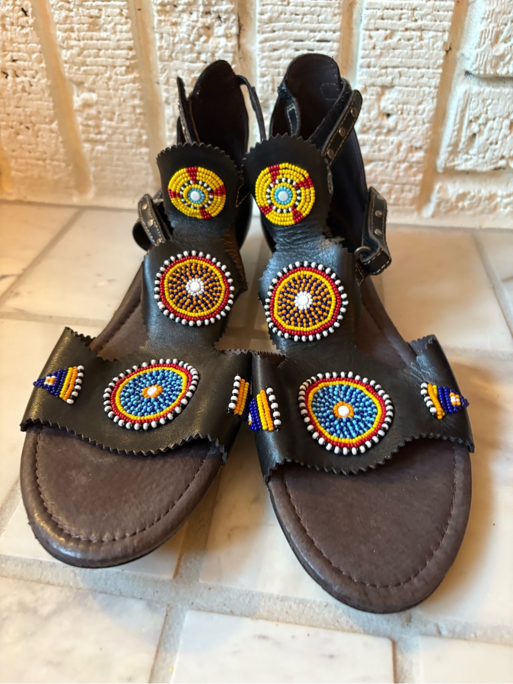 Pikolinos Beaded Shoes